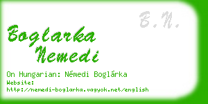 boglarka nemedi business card